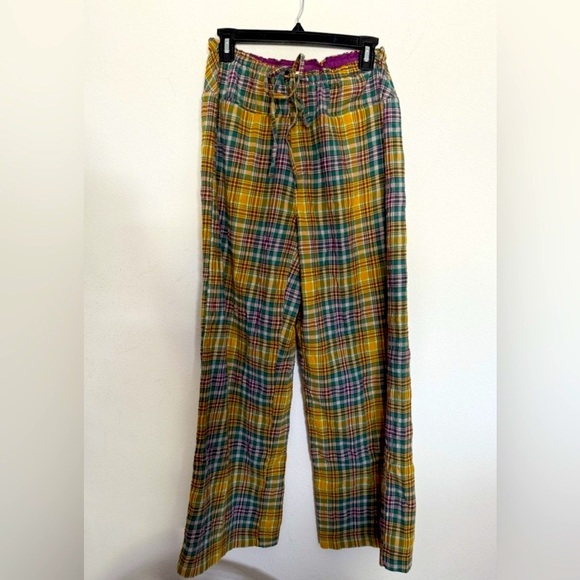 Free People Trousers Hudson Canyon Pants Small Multicolor Womens Wide Leg NWOT - Picture 2 of 8